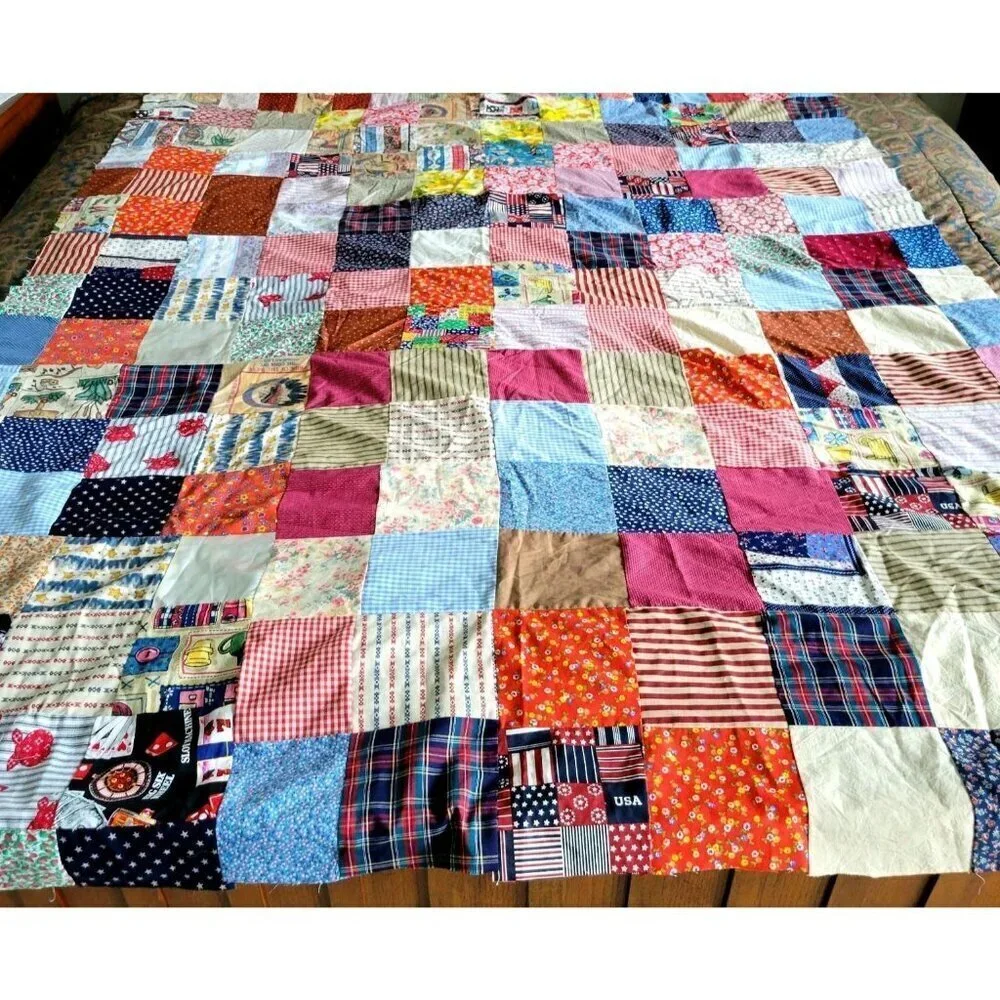 Patchwork Quilt Top 84